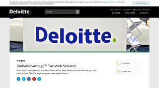 GlobalAdvantage™ Tax Web Services | Deloitte Ireland | Tax | Global ...