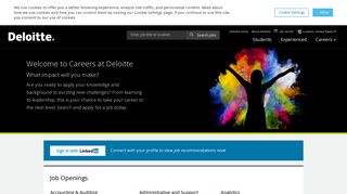 Careers at Deloitte United States | Deloitte United States jobs