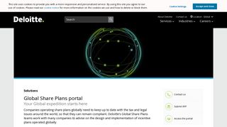 Global share plans portal | Deloitte | Tax | Services