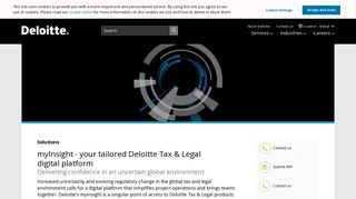 myInsight - Deloitte Tax & Legal's digital collaboration platform ...