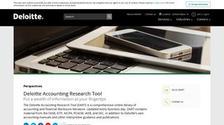 Deloitte Accounting Research Tool | Deloitte US | Accounting Services