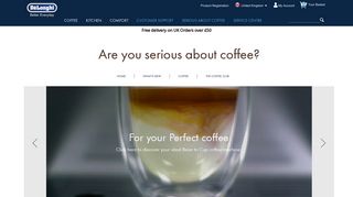 Serious About Coffee | De'Longhi United Kingdom