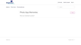 Photo App Memories – Delphinus