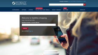 Log in - SkyMiles Shopping