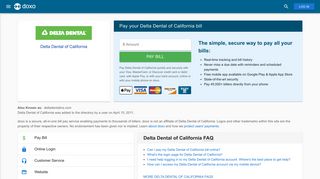 Delta Dental of California: Login, Bill Pay, Customer Service and Care ...