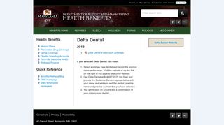 Delta Dental - Maryland.gov