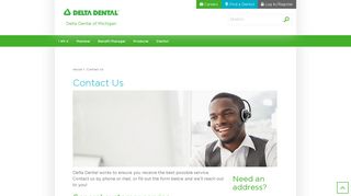 Contact Us | Delta Dental of Michigan