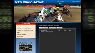 Horse Race Replays - DeltaDownsRacing.com