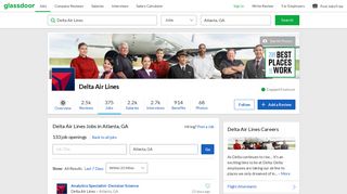 Delta Air Lines Jobs in Atlanta, GA | Glassdoor
