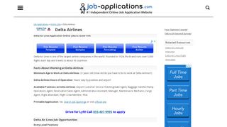 Delta Air Lines Application: Jobs & Employment Online