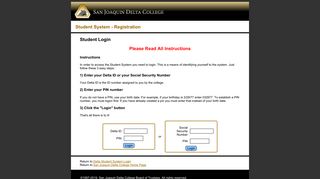 SJDC Student - San Joaquin Delta College