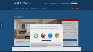 Hotel Search : Delta Air Lines