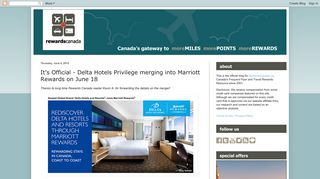 Rewards Canada: It's Official - Delta Hotels Privilege merging into ...