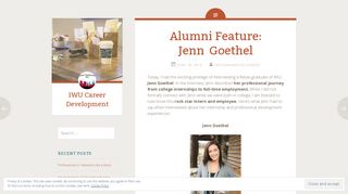 Alumni Feature: Jenn Goethel | IWU Career Development