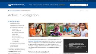 Active Investigation - Delta Education