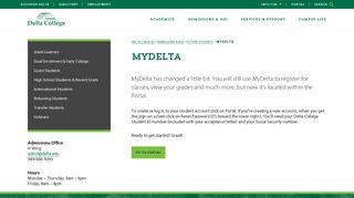 MyDelta - Delta College
