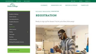 Registration - Delta College