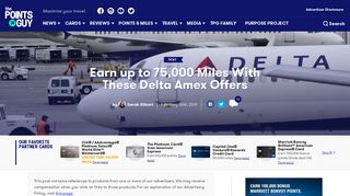 Earn Up to 70,000 Bonus SkyMiles With These Delta Offers