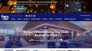 Delta Is Restricting Sky Club Access in 2019 - The Points Guy