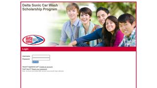 Delta Sonic Car Wash Scholarship Program - Login