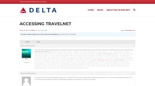 Accessing TravelNet – Delta Non-Rev