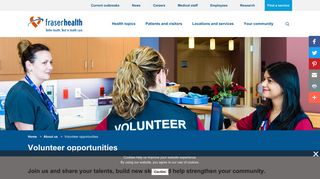 Volunteers - Fraser Health