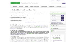 Delta Dental Individual Dental Plans FAQs - Delta Dental of New Jersey