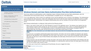 Windows Domain and User Name Authentication Plus Role ...