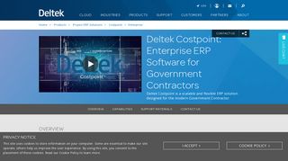Deltek Costpoint | Enterprise ERP for Government Contractors