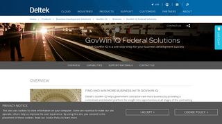 Federal Market Intelligence for Government Contractors | Deltek ...