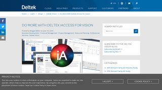 Do More With Deltek iAccess for Vision