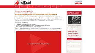 iAccess for Deltek Vision - Full Sail Partners