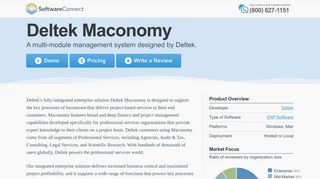 Deltek Maconomy | ERP Software | 2019 Reviews, Pricing, Demos