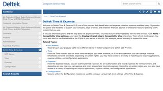 Deltek Time & Expense - Deltek Software Manager