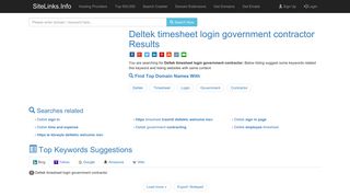 Deltek timesheet login government contractor Results For Websites ...