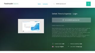 Get Deltekte.epscorp.com news - Deltek Time & Expense - Login