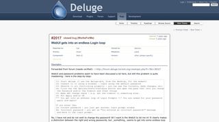 #2017 (WebUI gets into an endless Login loop) – Deluge