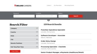 171 Search Results - Search our Job Opportunities at DELUXE ...