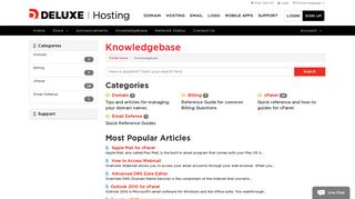 How to Access Webmail - Knowledgebase - Deluxe Hosting