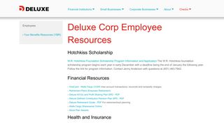 Deluxe Employee Resources - Deluxe.com