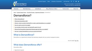 Demandforce? | EyeCarePro