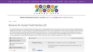 Cosmetic Dentistry Reviews - Sweet Tooth Dental Loft - Demandforce