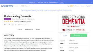 Free Online Course: Understanding Dementia from University of ...