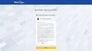 DocuSign Demo: Try Our Interactive Signing Demo