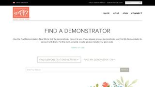 Find A Demonstrator - Stampin' Up!