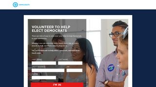 my.democrats.org | Volunteer to Help elect Democrats