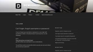 login – DemoDrop