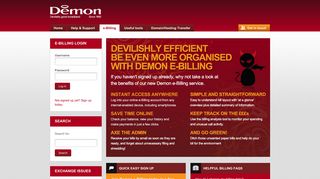 e-Billing « Demon Online Help Centre