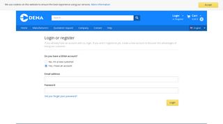 Login or Register | DENA