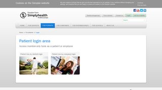 Login to Simplyhealth Professionals | patients and employees login ...